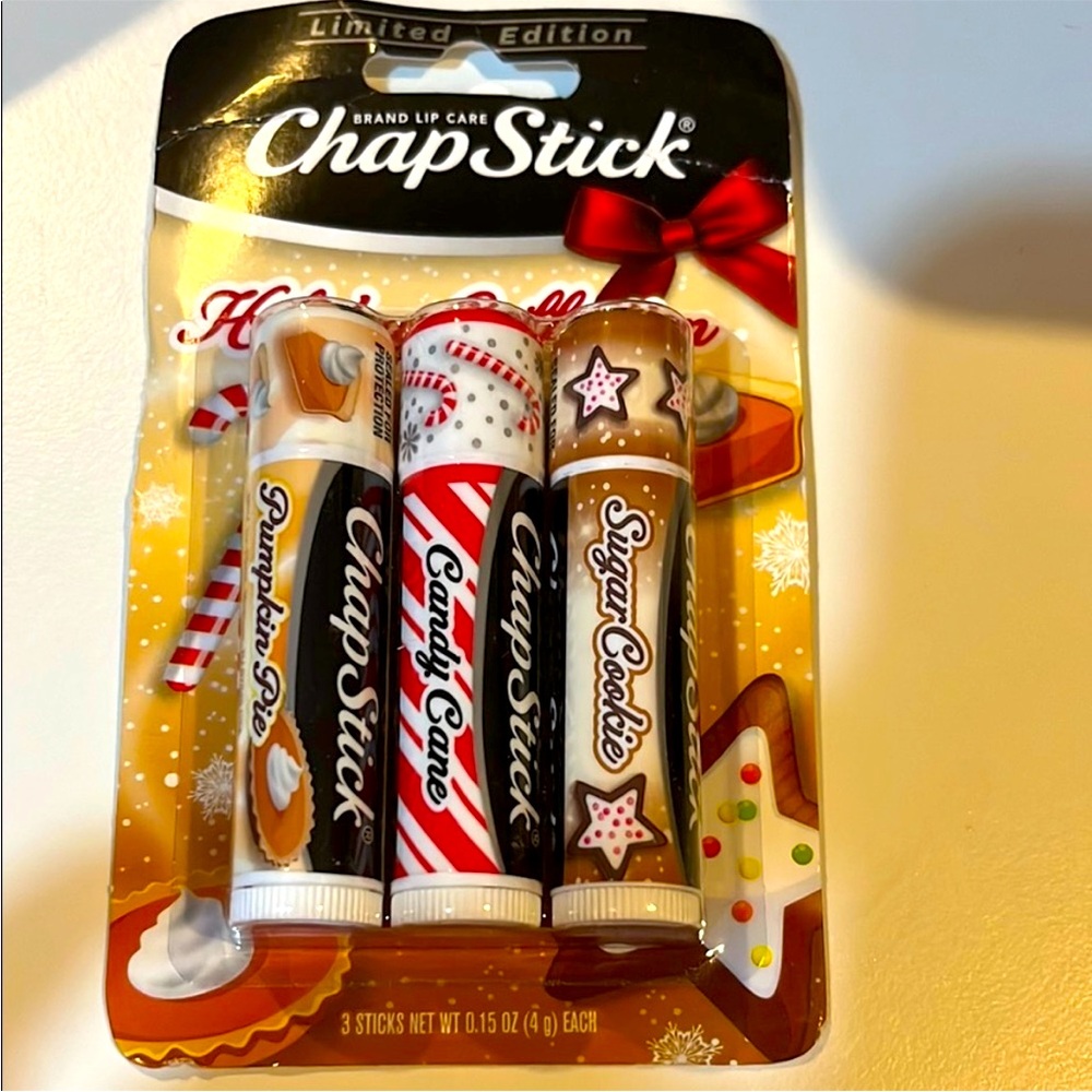 New ChapStick Holiday Collection NIP Trio with different flavors